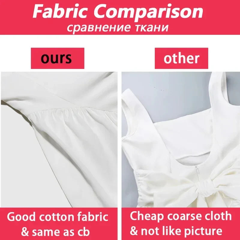 Summer Sexy Backless A-Line Mini Dress with Big Bow