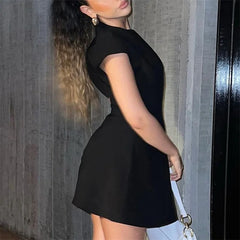 Elegant Deep V Neck Sleeveless A-Line Summer Dress